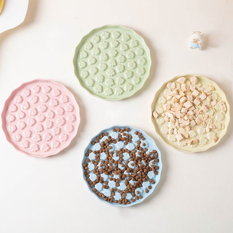 Ceramic Pet Slow Feed Bowl