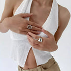 Hollow Heart Open Ring - Modomu