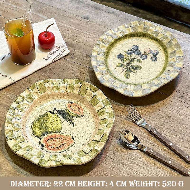 Hand-Pinched Ceramic Plate