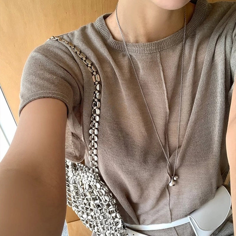 Cold Wind Silver Pendant Necklace