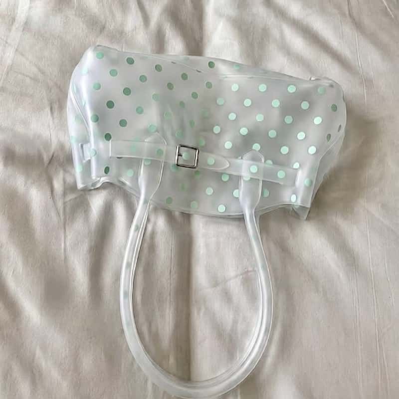 Polka Dot Jelly Shoulder Bag