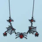 Spider Web Statement Necklace