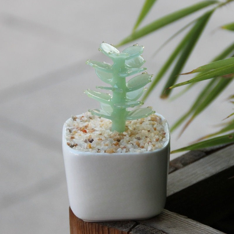 Glass Succulent Cactus Ornament - Modomu