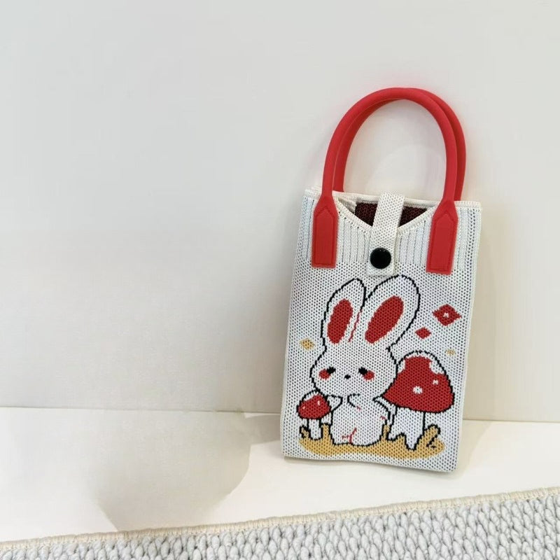 Knit Animal Phone Bag