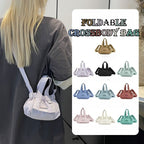 Foldable Ruched Crossbody
