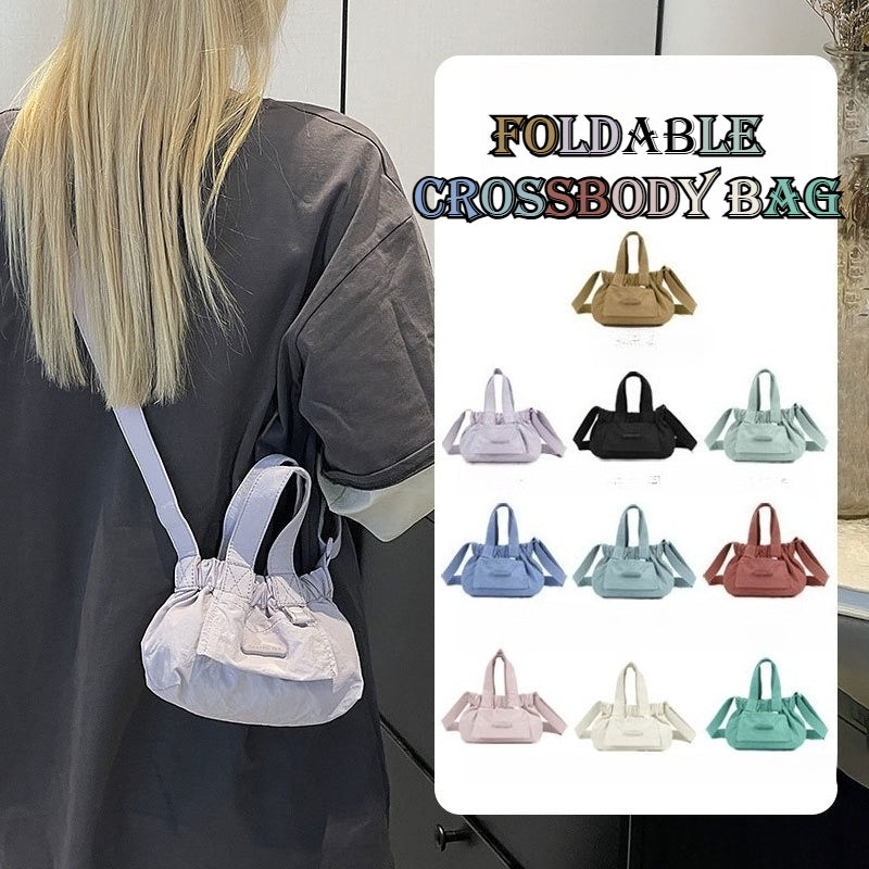 Foldable Ruched Crossbody