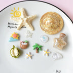 Woven Hat Beach Charms