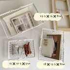 Wire Storage Basket with Handle