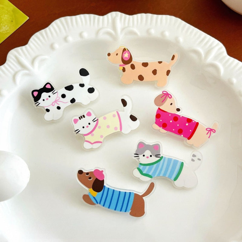 Cute Cartoon Puppy Brooch Pin - Modomu