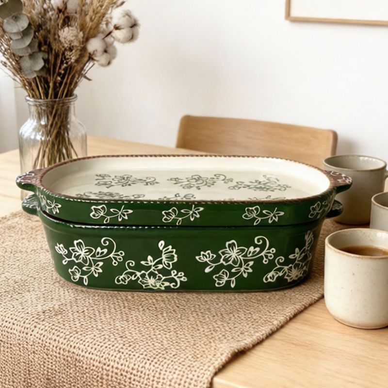 Lidded Oval Baking Dish