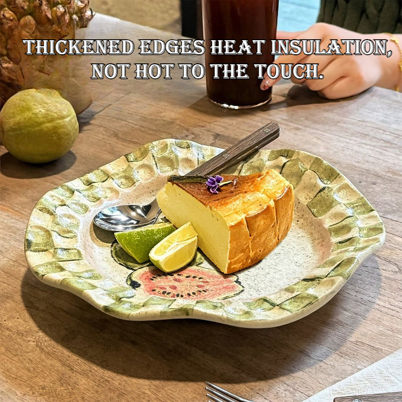 Hand-Pinched Ceramic Plate