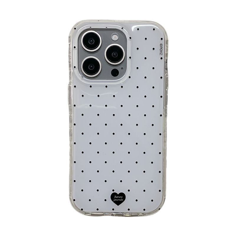 Polka Dot Heart Phone Case - Modomu