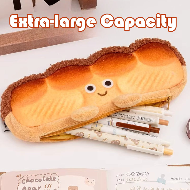 Toast Bread Plush Pencil Case - Modomu
