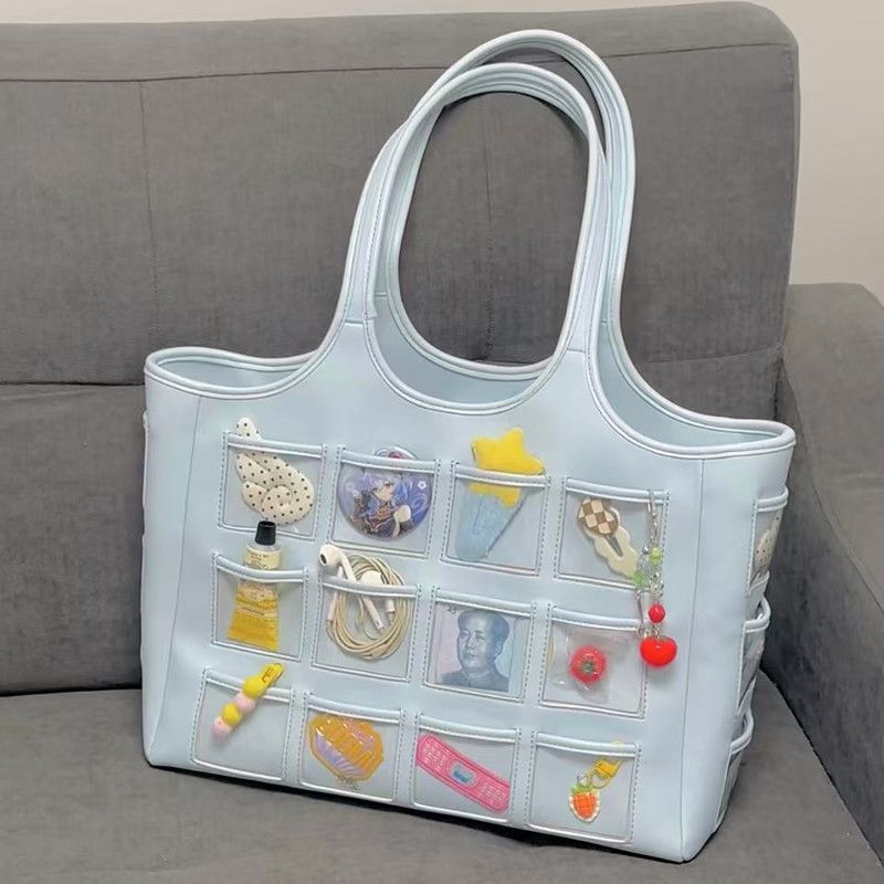 Clear Pocket Display Tote