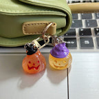 Glowing Pumpkin Bag Charm