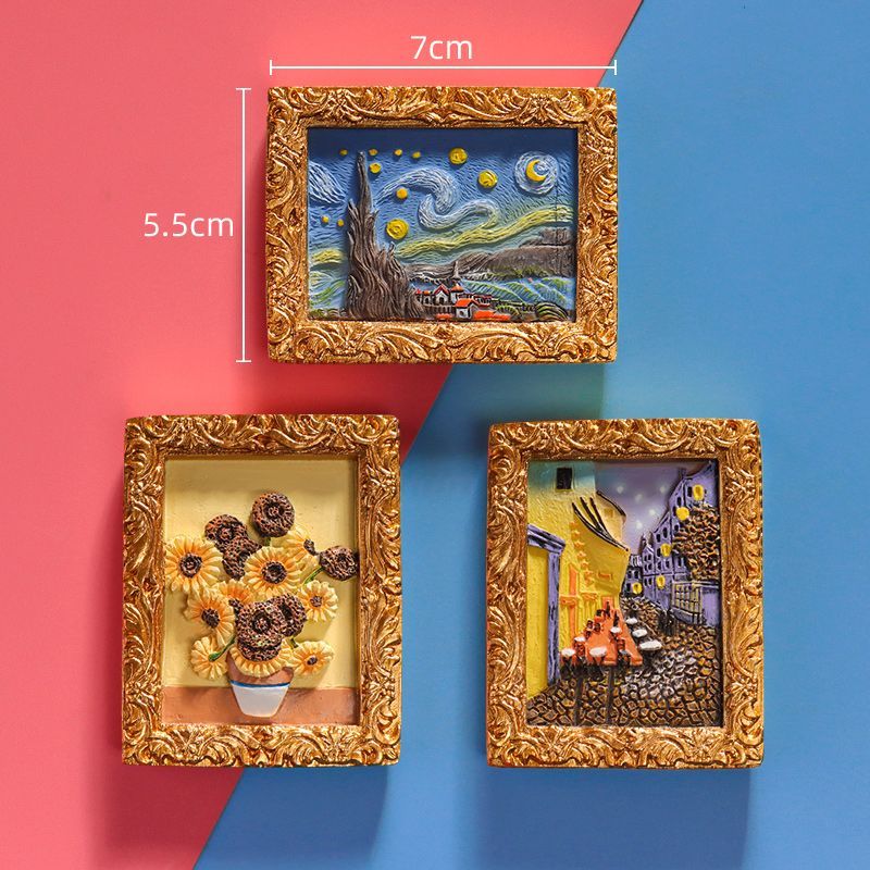 3D Famous Painting Fridge Magnets - Modomu