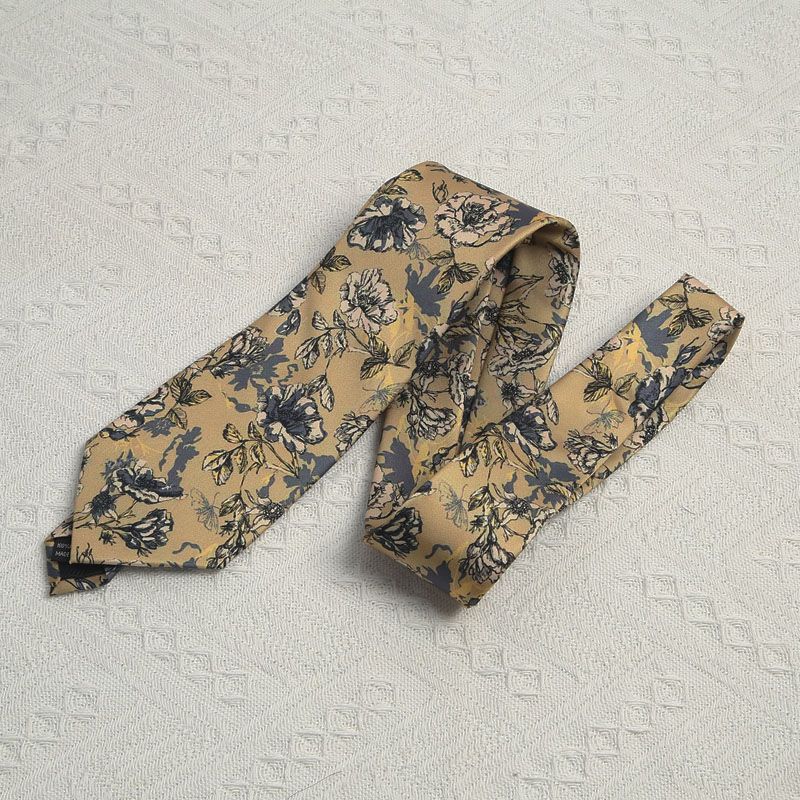 Retro Silk Look Mens Tie - Modomu