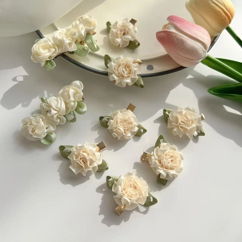 Jasmine Flower Hair Clips