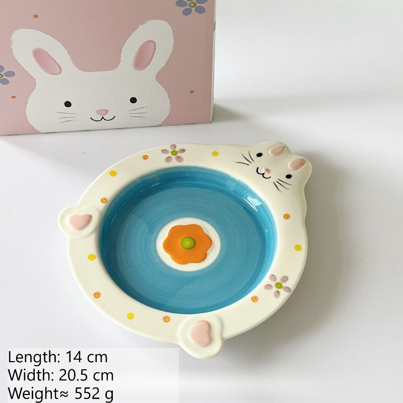 Cute Rabbit Ceramic Rice Bowl - Modomu