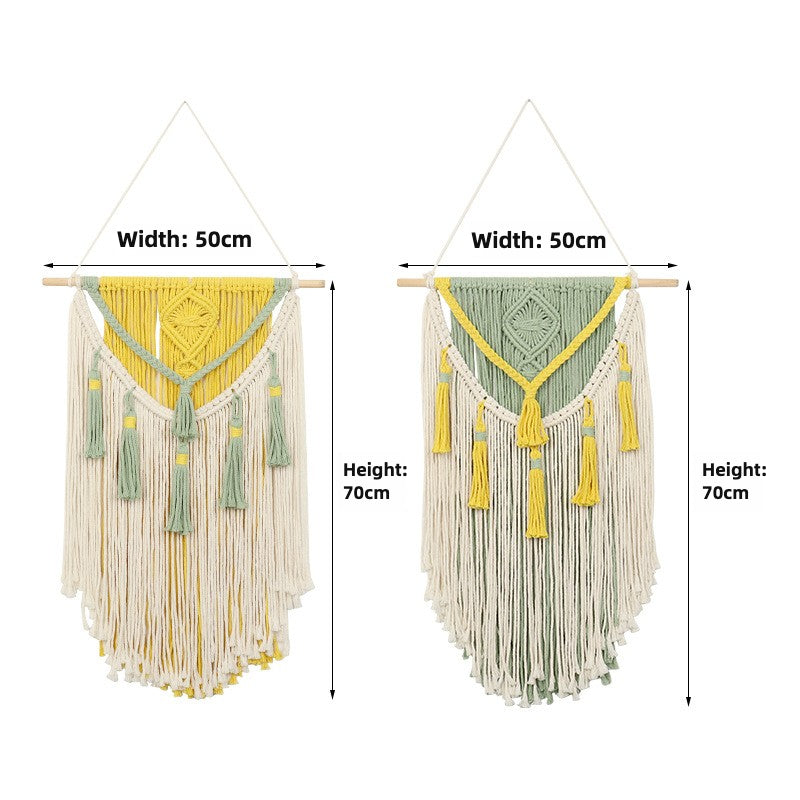 Handwoven Boho Fringe Tapestry - Modomu