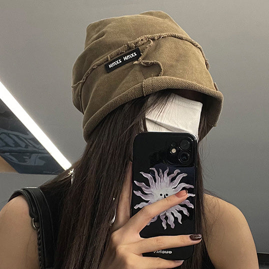 Washed Vintage Slouch Beanie - Modomu