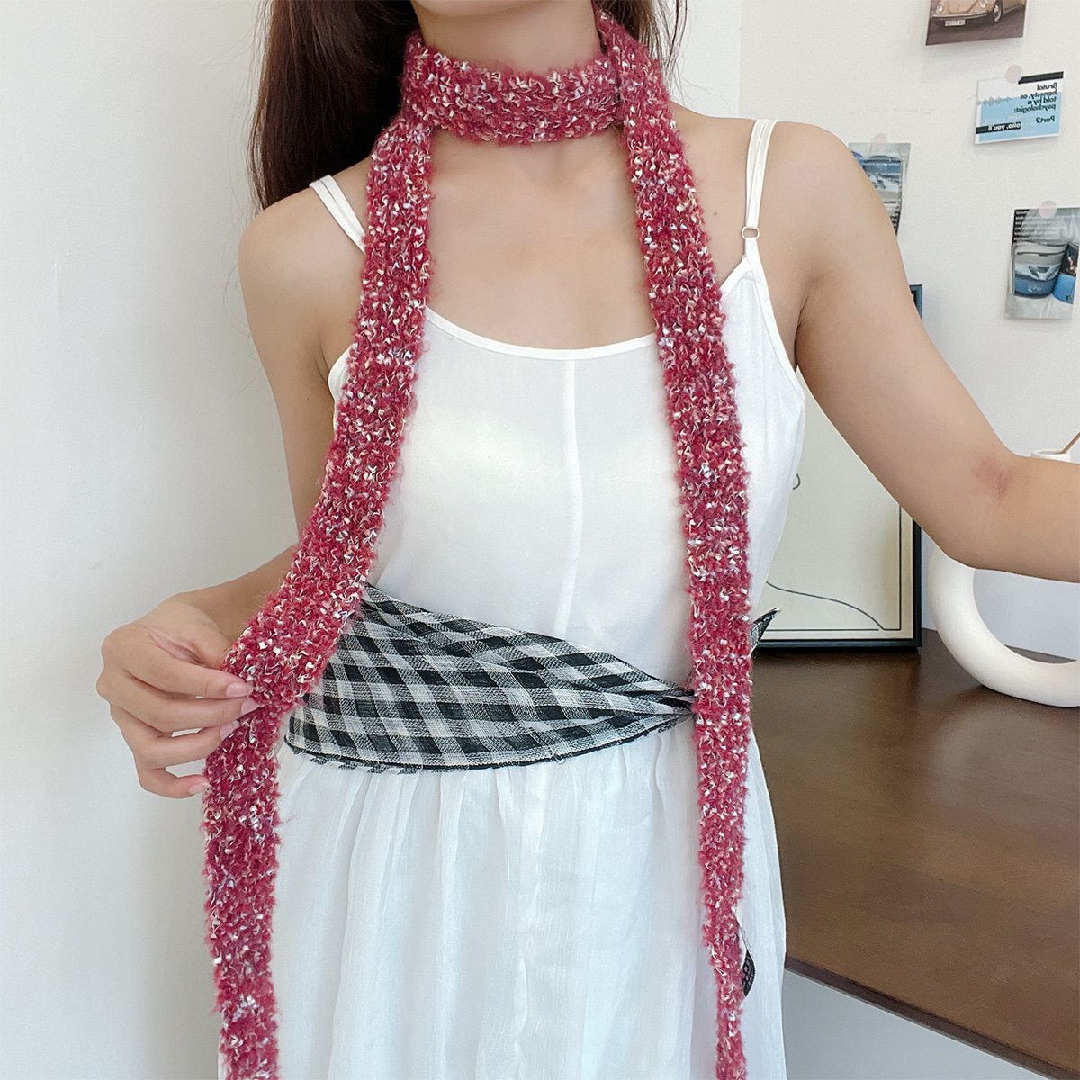 Plush Long Neck Scarf