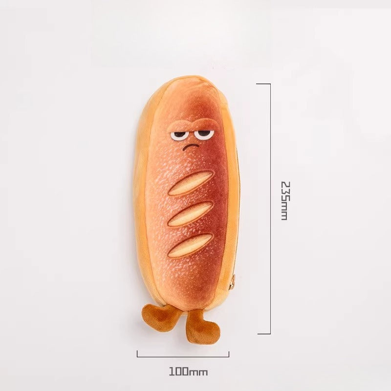 Toast Bread Plush Pencil Case - Modomu