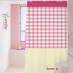 Two-Tone Gingham Shower Curtain