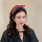 Polka Dot Bow Headband
