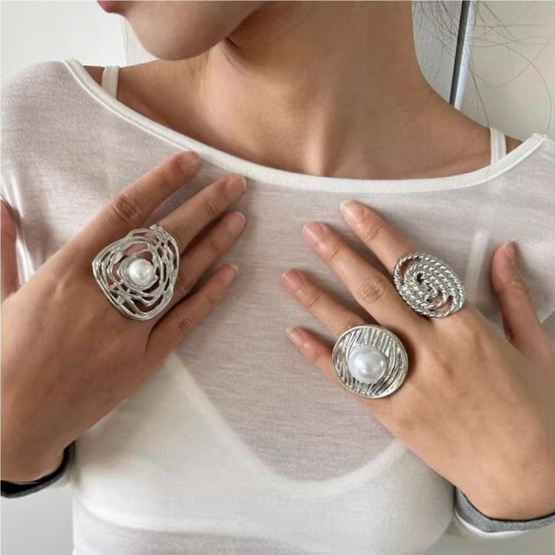 Retro Irregular Open Ring - Modomu