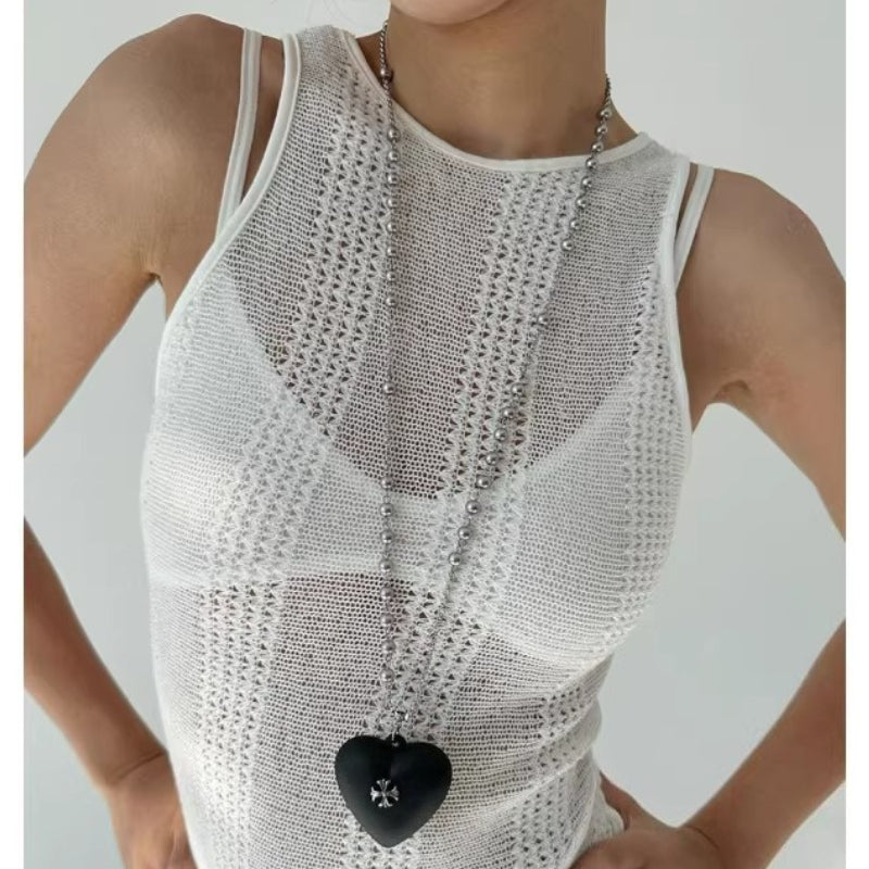 Punk Heart Pendant Necklace - Modomu