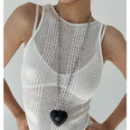 Punk Heart Pendant Necklace - Modomu