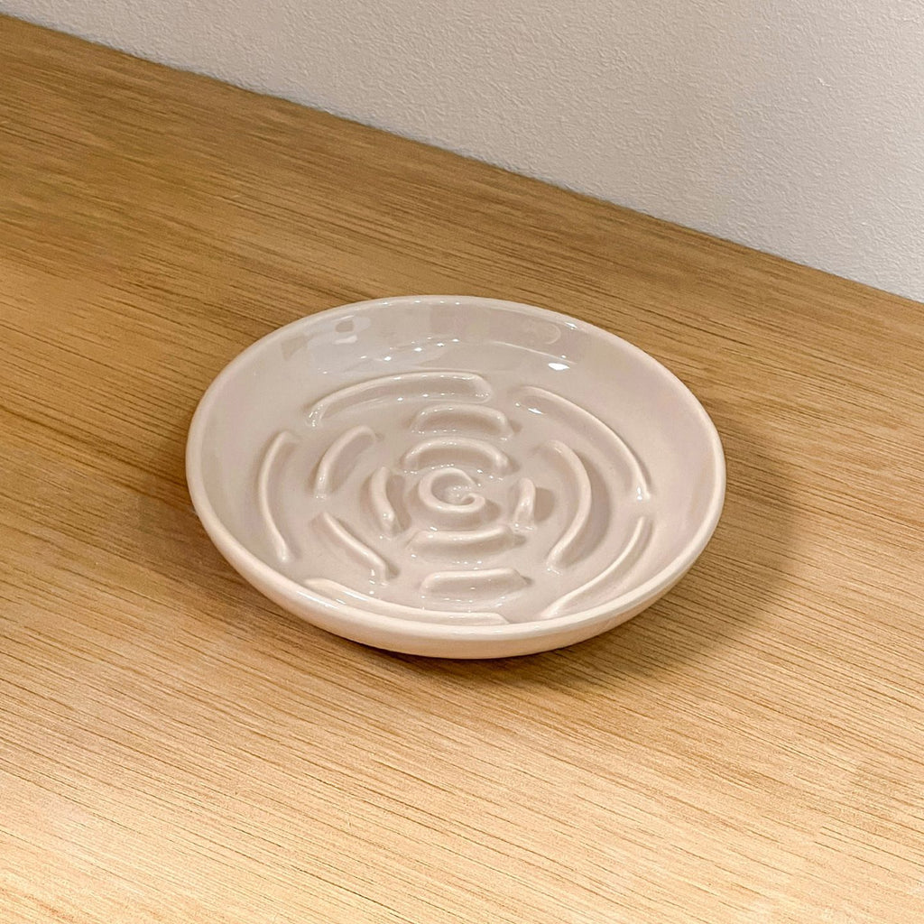 Ceramic Cat Slow Feeder Tray