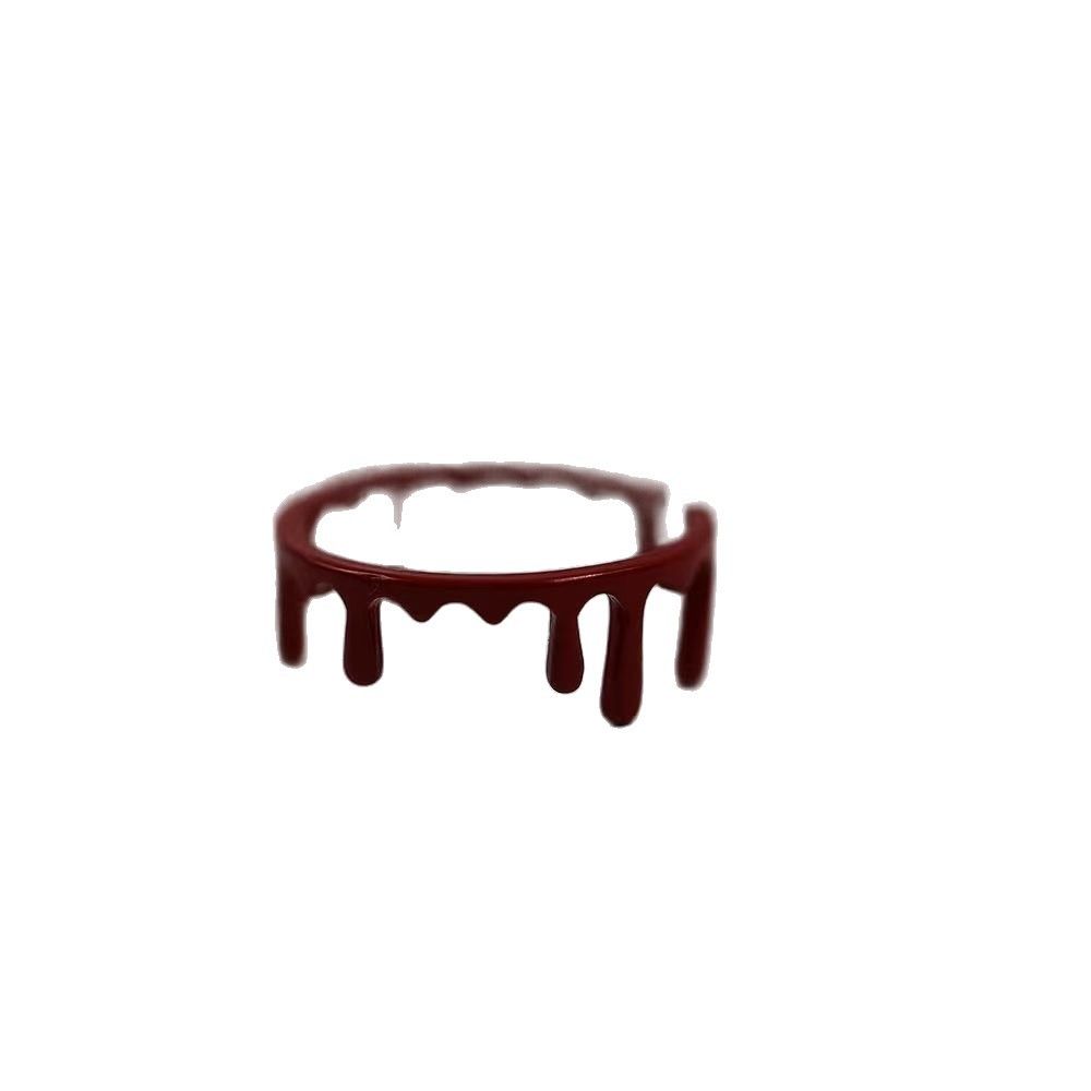 Dripping Blood Open Ring