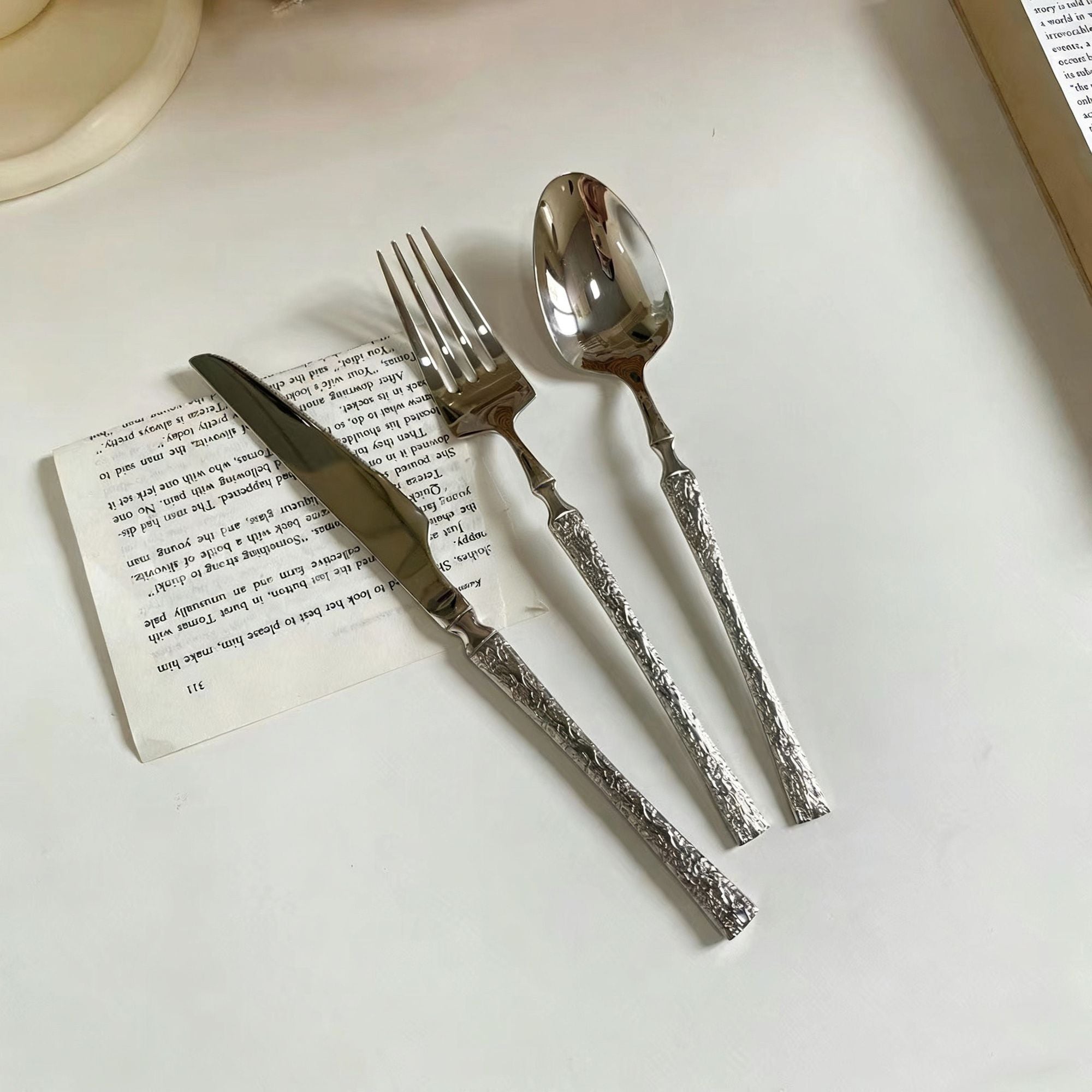 Flat Handle Stainless Cutlery Set