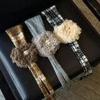 Curly Tie Strap Earmuffs