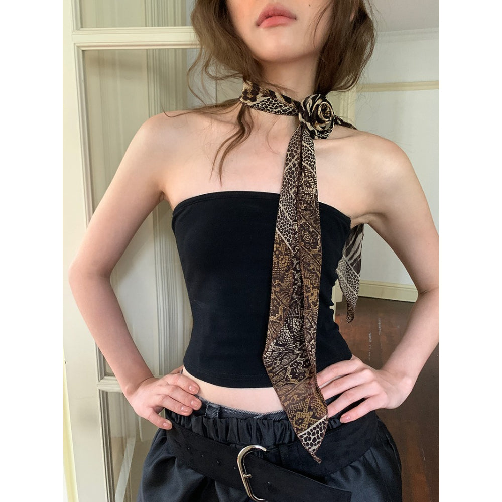 Rose Silk Scarf Vintage-Inspired - Modomu