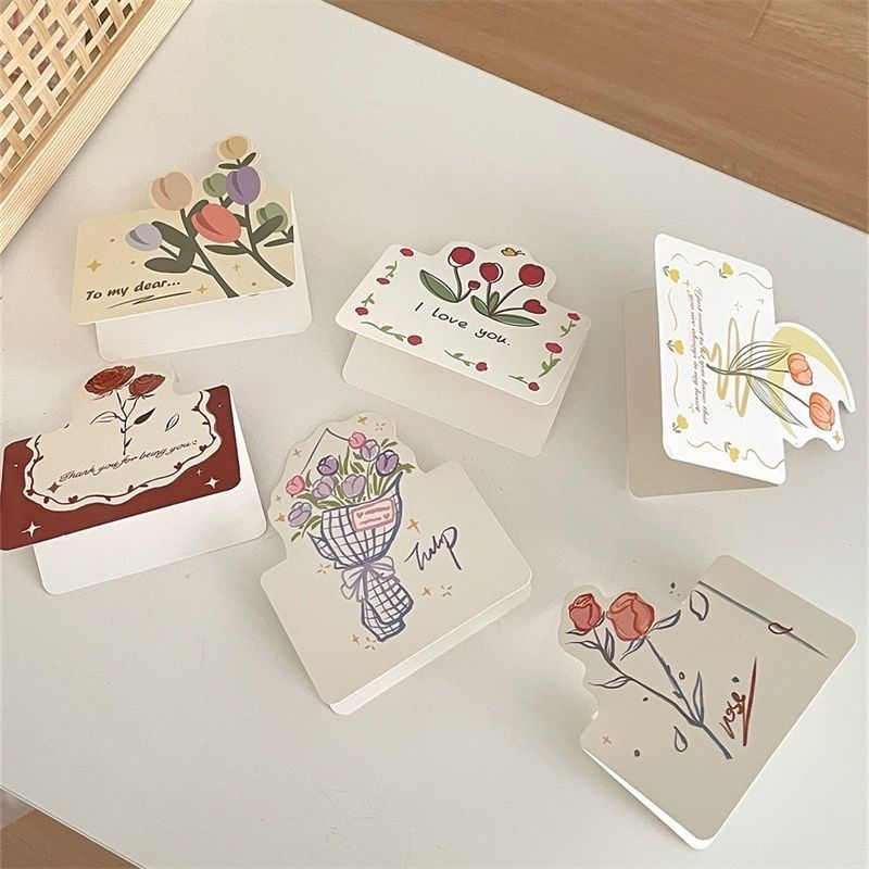 3D Tulip Bouquet Greeting Card