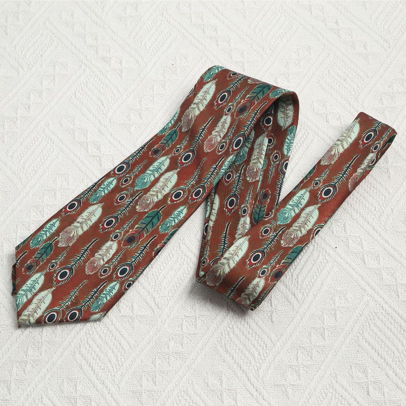 Retro Silk Look Mens Tie - Modomu