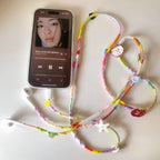 Rainbow Braided Earphone Cord Kit