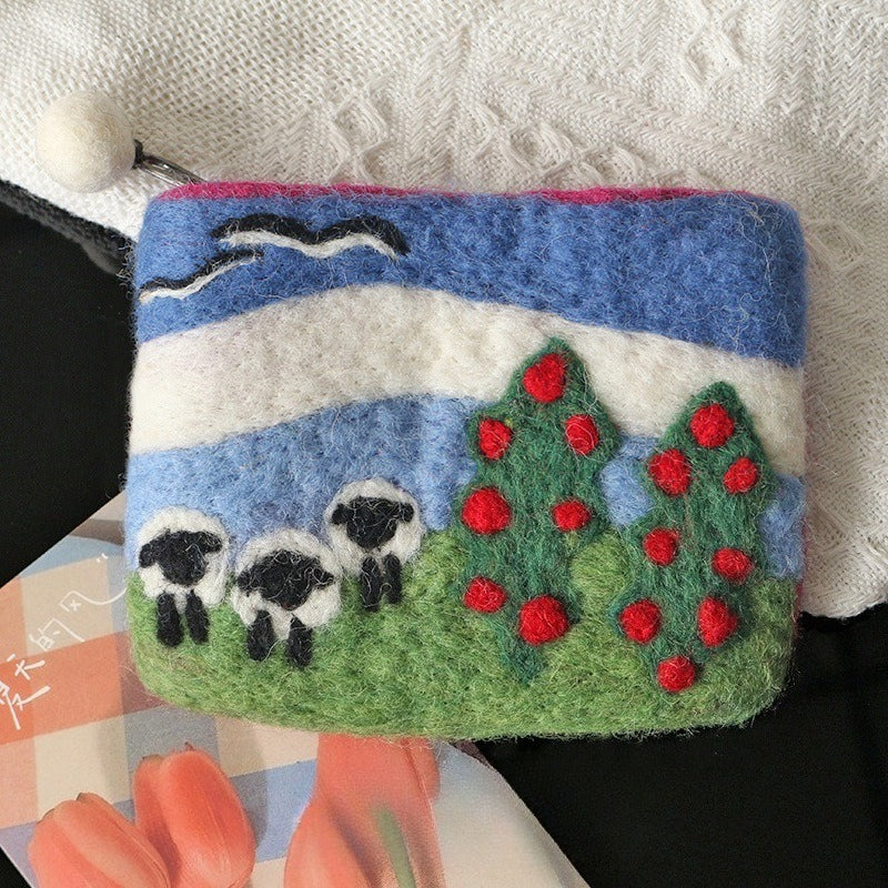 Handmade Sheep Coin Pouch - Modomu