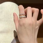 Floral Butterfly Statement Ring