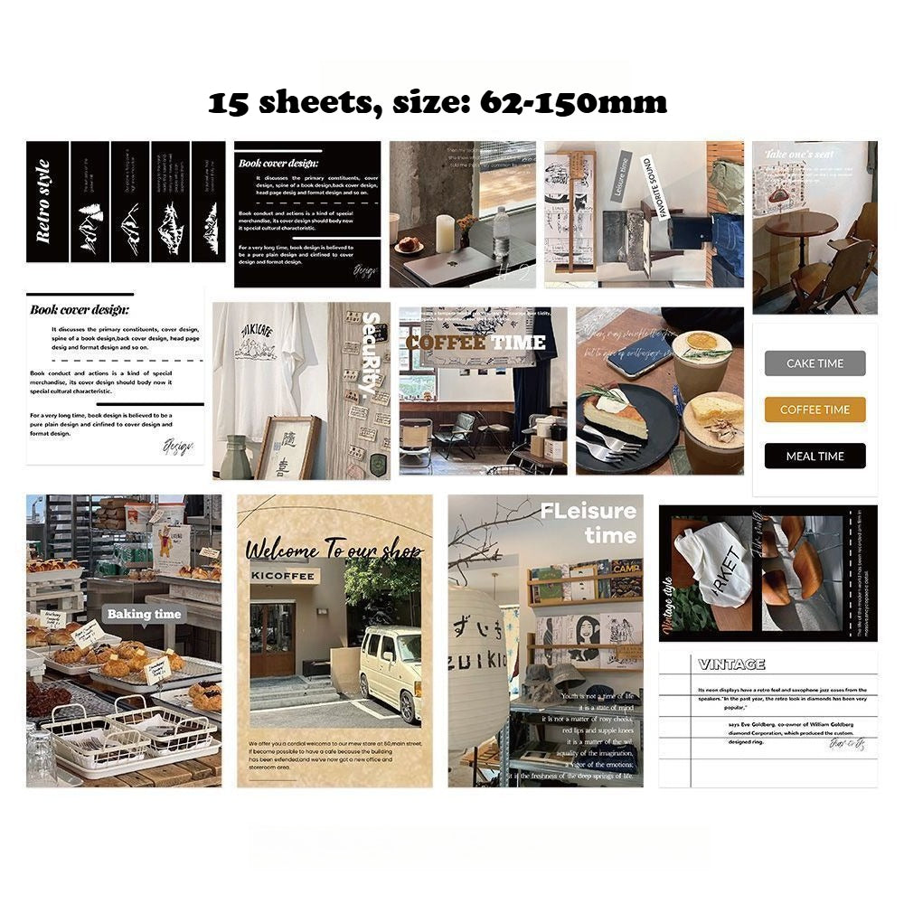 Korean Aesthetic Wall Art Cards