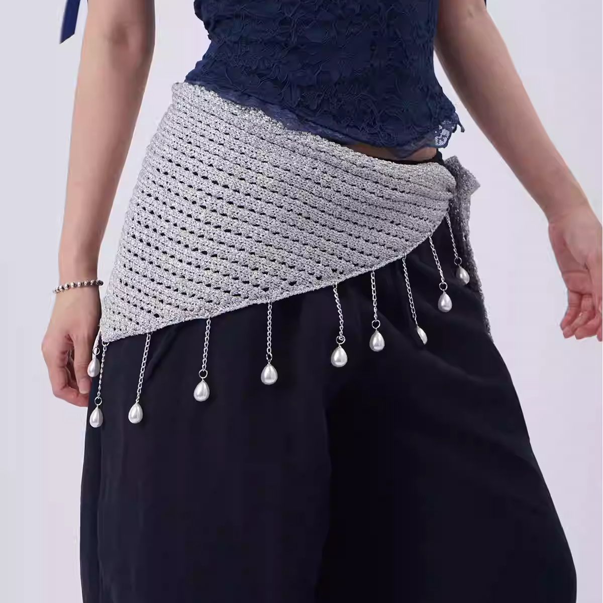 Retro Hip-Hop Triangle Scarf