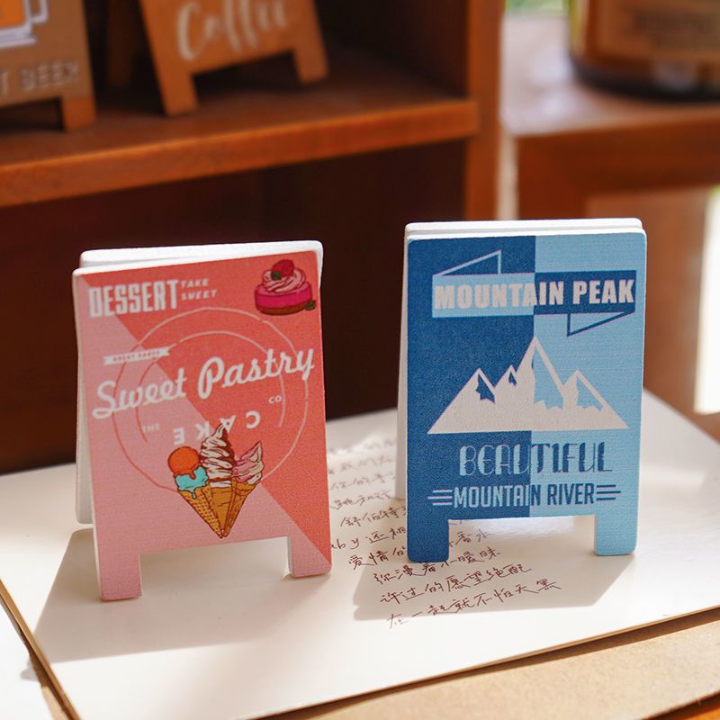 Wooden Note and Photo Clip