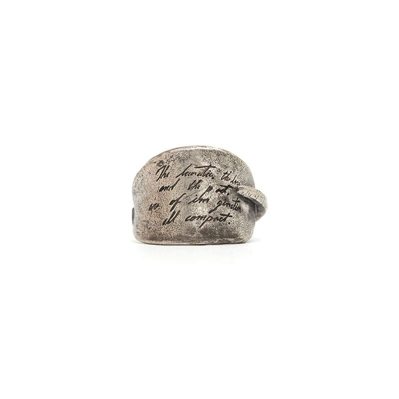 Engraved Poem Statement Ring - Modomu