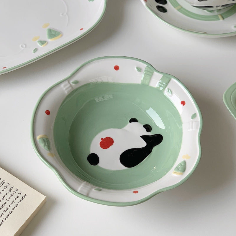 Cartoon Panda Ceramic Bowl - Modomu