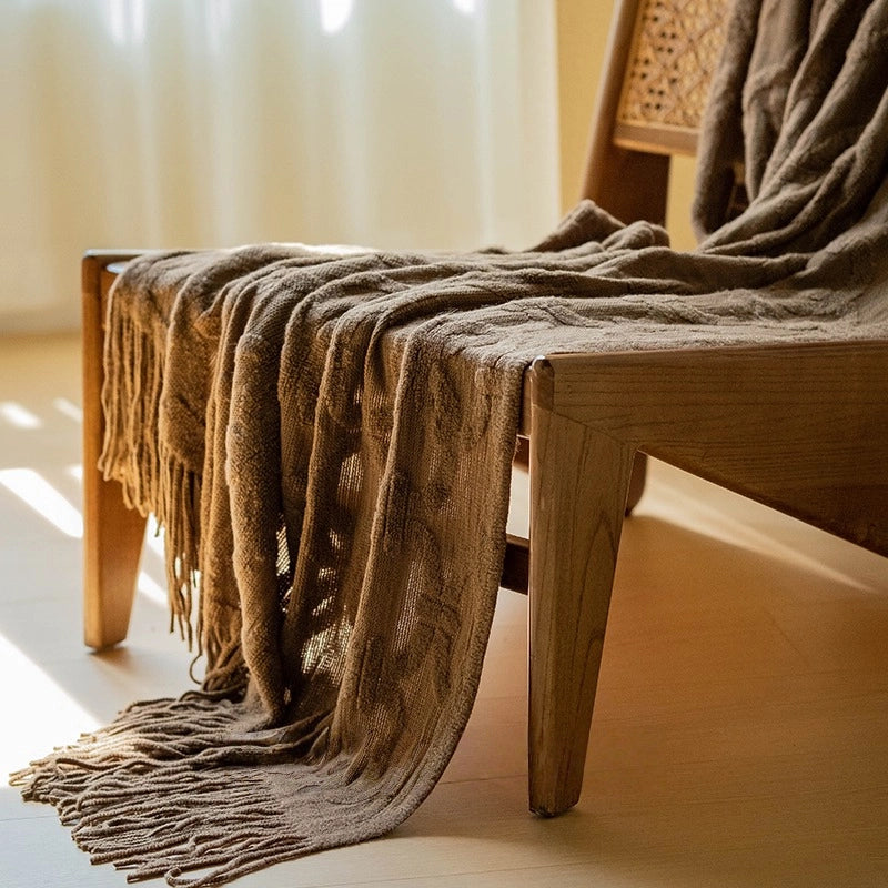 Maillard Style Sofa Throw Blanket - Modomu