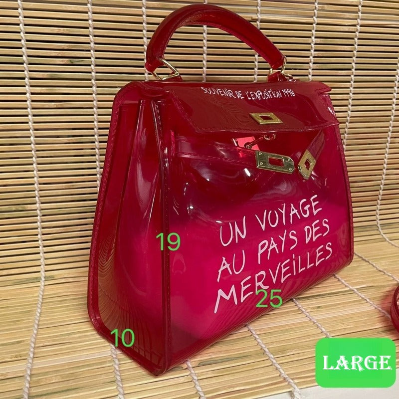 Transparent Jelly Crossbody Bag