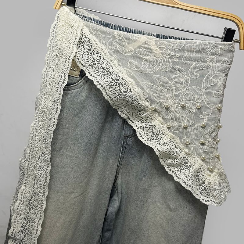 Jacquard Mesh Lace Headscarf